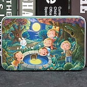 tanie Układanie puzzli-drewniane puzzle puzzle dla dzieci 60 sztuk żelaznego pudełka puzzle dla przedszkola wczesna edukacja drewniane zabawki
