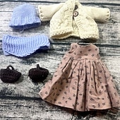 cheap Doll Clothing &amp; Accessories Sets-Waldorf Doll Change Clothes Material Bag Personality Set Waldorf Handmade Muppet Doll