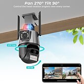 abordables Caméras IP d&#039;Extérieur-webcam 8MP Ampoule Wi-Fi Avec Fil Détection de présence Imperméable Extérieur Jardin Soutien