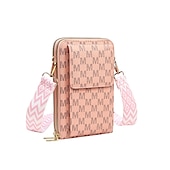 cheap Universal Phone Bags-Women&#039;s Korean version of mobile phone bag with large capacity wide shoulder strap crossbody bag fashionable zipper sturdy zero wallet mobile phone bag