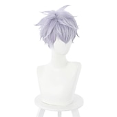 cheap Anime Wigs-Purple Cosplay Party Wigs Halloween Wigs