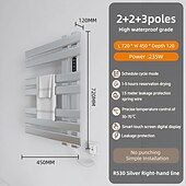 cheap Towel Bars-Hangers Safety Boutique / Contemporary Aluminum Bath Organization