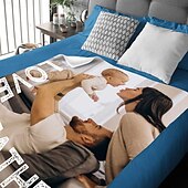 billige Sengepledd-tilpassede tepper for bedrifter tilpasset teppe fleece-teppe som gave， jul, egnet for firma, gutter, jenter og voksne