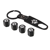 お買い得  車体の装飾＆保護用具-犬の足タイヤエアバルブキャップ 4 個 – 車、トラック、SUV、バイクにユニバーサルフィット &amp; オートバイ