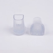 abordables Plantillas-Protectores de tacón alto para mujer: fundas transparentes antideslizantes para tacones de aguja para bodas, eventos en el césped y fiestas al aire libre.