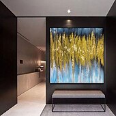 cheap Abstract Paintings-Handmade Hand Painted Extra Large Painting Black And white Painting Abstract Painting Oversized Abstract Painting Minimalist Art Wall Decor No Frame Unstretched