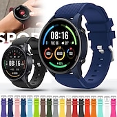 abordables Bracelets de montre Samsung-Bracelet en silicone souple de sport pour Samsung Galaxy Watch 3 4 5 6 40 mm 44 mm 6 classique 43 mm 47 mm 4 classique 42 mm 46 mm 5 LTE 5 PRO 20 mm 22 mm bracelet pour Huawei Watch GT 2 /2e/2 pro