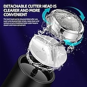 cheap Shaving &amp; Hair Removal-Mini Electric Travel Shaver for Men Pocket Size Rechargeable Portable Painless Cordless Trimmer Knive Face Beard Razor