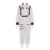 halpa parien halloween-asut-Astronautti Ryhmä Pariskunta Kustannus Cosplay Kustannus Onesie Kustannus Haalarit Oranssi Kuninkaiden Päivä Halloween Karnevaali Aikuiset Lapset Unisex