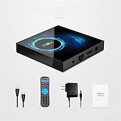 preiswerte TV-Boxen-T95 Smart-TV-Box Android 10 unterstützt 6K 30fps YouTube Google Play Google Sprachassistent Lemfo 2.4g &amp; 5G WLAN Bluetooth 6K 16G 32GB 64GB 4K Quad Core Set-Top-Box Mediaplayer