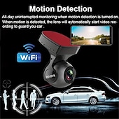 お買い得  車載DVR-ダッシュカム wifi フロント車カメラ ダッシュカメラ 車の運転レコーダー アプリ付き 24 時間駐車モード 重力センサー モーション検出