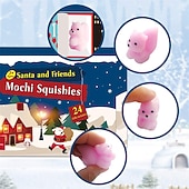voordelige Adventskalender-Kerst Adventkalender Blinde Doos Kerst dieren set cadeau 24 dagen aftellen naar Kerst Advent kinderblinde doos random voor Kerstcadeaus