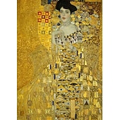 abordables Impressions Célèbres-célèbre toile d&#039;art mural gustav klimt le baiser adele bloch bauer impressions et affiches photos peinture en tissu décoratif pour salon photos sans cadre