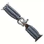 baratos Pulseiras de Apple Watch-1 pacote Corda trançada artesanal Compatível com Pulseira Apple Watch 38mm 40mm 41mm 42mm 44mm 45mm 49mm Entrançado Elástico Ajustável Tecido pulseira de substituição para iwatch Ultra 2 Series 9 8 7