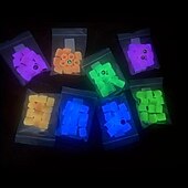 cheap Car Body Decoration &amp; Protection-50pcs Fluorescent Skull Car Tire Valve Valve Stem Cover, ABS Corrosion Resistant Wheel Valve Cover, Glow In The Dark, Car Decoration Accessories