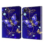 cheap iPad case-Tablet Case Cover For Apple 12.9 11 9.7 ipad 9th 8th 7th Generation 10.2 inch iPad mini 6th 8.3&quot; iPad mini 5th 4th 3rd 2nd 1st 7.9&#039;&#039; with Stand Holder Flip Card Holder Graphic Butterfly TPU PU Leather