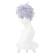 cheap Anime Wigs-Purple Cosplay Party Wigs Halloween Wigs