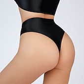 levne pole dancewear-Taneční kostýmy Exotické taneční oblečení tanec u tyče Spodní prádlo Čistá Barva Dámské Výkon Trénink Vysoký Polyester