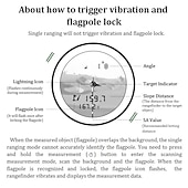 cheap Rangefinders &amp; Telescopes-Golf Rangefinder With Slope And Pin Lock Vibration External Slope Switch For Golf Tournament Legal Rangefinders With Rechargeable Battery 1000YDS Laser Range Finder