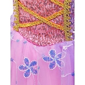 economico Costumi per bambine-Fiaba Principessa Sofia Abito da damigella Costume per festa a tema Abiti in tulle Cosplay for Ragazze Bambini Carnevale Mascherata Matrimonio Ospite di nozze