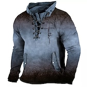 economico Felpe 3D da uomo-Per uomo Stampe astratte Croce Fede Felpe Felpa Maglione Manica lunga Felpa Colletto alla coreana Giornaliero Classico Informale Stampa 3D Per eventi Per uscire Abbigliamento di strada A cordoncino