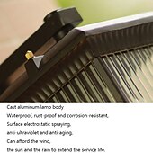 economico applique da esterno-applique da parete a led apparecchio di illuminazione per interni ed esterni lanterna esterna impermeabile ip65 alluminio antiruggine lanterna in vetro lampada da parete lanterna cortile giardino