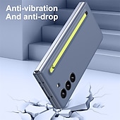 cheap Samsung Cases-Phone Case For Samsung Galaxy Z Fold 6 Z Fold 5 Z Fold 4 Z Fold 3 Back Cover with Screen Protector Pencil Holder Full Body Protective PC