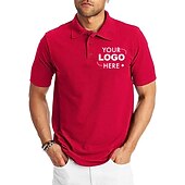 cheap Men&#039;s Custom Clothing-Men&#039;s Lapel Polo Graphic Polo Button Up Polos Polo Shirt Cotton Polo Shirt Animal Dinosaur Graphic Prints Turndown Maroon Custom Print Black White Yellow Outdoor Street Short Sleeve Print Clothing