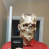 cheap Accessories-Skeleton Skull Mask Halloween Props Adults&#039; Men&#039;s Women&#039;s Funny Halloween Halloween Carnival Mardi Gras Easy Carnival Costume