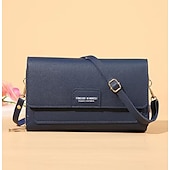levne Tašky přes rameno-dámská crossbody peněženka s blokováním RFID – taška přes rameno z umělé kůže s mnoha kapsami pro cestování, nakupování a každodenní použití