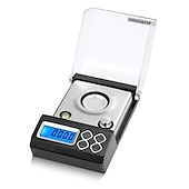 cheap Weighing Scales-Jewelry Scale High Precision Digital Milligram Scale Professional Mini Electronic Balance Powder Scale Gold Jewelry Carat Scale