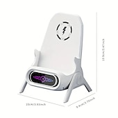 economico Caricabatterie wireless-caricatore wireless 15 w per telefono cellulare staffa di ricarica wireless supporto di ricarica wireless portatile per ios &amp; androide