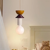 economico Luci Isola cucina-lampada a sospensione a led lampada a sospensione in legno semplice caffetteria ristorante bar lampada a sospensione plafoniera in metallo per camera da letto camera per bambini 110-240v