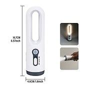 お買い得  センサー常夜灯-LEDモーションセンサーナイトライト2 in 1ポータブル懐中電灯夕暮れから夜明けまでのセンサー付き寝室浴室読書キャンプ用