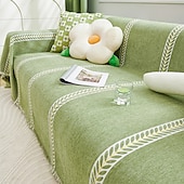 cheap Sofa Blanket-Chenille Sofa Cover Couch Cover Sage Green Couch Protector  Sofa Blanket Sofa Throw Cover for Couches Washable Sectional Sofa Couch Covers for Dogs