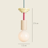 economico Luci Isola cucina-lampada a sospensione a led lampada a sospensione in legno semplice caffetteria ristorante bar lampada a sospensione plafoniera in metallo per camera da letto camera per bambini 110-240v