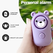 cheap Security Sensors &amp; Alarms-Personal Safety Alarm, 130dB High-frequency Alarm With LED Light For Women Elderly, Suitable For Outdoor Survival And Emergency
