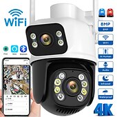 economico Videocamere di sorveglianza per esterni-telecamera wifi visione notturna esterna doppio schermo rilevamento umano 3mp protezione di sicurezza telecamera ip di sorveglianza cctv
