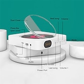 Χαμηλού Κόστους Ηχεία-Kc-909 φορητό cd player ενσωματωμένο ηχείο στερεοφωνικό cd player με διπλή υποδοχή ακουστικών 3,5 χιλιοστών led οθόνη led επιτοίχιας συσκευή αναπαραγωγής μουσικής cd με τηλεχειριστήριο IR υποστηρίζει