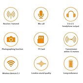 baratos Periféricos para Computador-Colar clipe sem fio bluetooth 5.1 receptor transmissor dois-em-um aux adaptador de áudio do carro mãos-livres t40