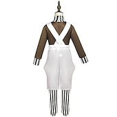 cheap Boys&#039; Costumes-Charlie and the Chocolate Factory Charlie Willy Wonka Cosplay Costume Halloween Group Family Costumes Kid&#039;s Boys Cosplay Halloween Halloween Carnival Masquerade Easy Carnival Costume