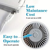 economico Purificatore d&#039;aria per auto-purificatore d&#039;aria silenzioso True Hepa per casa, ufficio e auto: purificatore d&#039;aria portatile ed efficace per la stanza degli animali domestici e per la scrivania