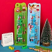 abordables fournitures de peinture, de dessin et d&#039;art-1 ensemble de combinaison de crayons de noël avec 2 crayons, 1 gomme, 1 règle, 1 taille-crayon, fournitures scolaires, cadeau de noël, outils de dessin de croquis