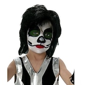 Kids Kiss Catman Wig Halloween Cosplay Party Wigs3