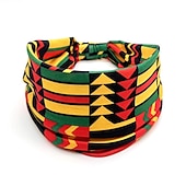 abordables Accessoires de coiffure-Bandes de cheveux pour femmes, motifs imprimés africains, large bord, nouage élastique, bandeaux de sport, de yoga, couvre-chef pour femmes, accessoires pour cheveux