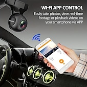 お買い得  車載DVR-ダッシュカム wifi フロント車カメラ ダッシュカメラ 車の運転レコーダー アプリ付き 24 時間駐車モード 重力センサー モーション検出