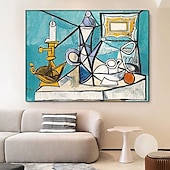 preiswerte Abstrakte Gemälde-Handgemaltes Picasso-Ölgemälde, Picasso-Gemälde, abstraktes figuratives Wandkunstbild, handgefertigtes Gemälde, Kunstwerk für Heimdekoration, Wohnzimmer, Schlafzimmer, gerollte Leinwand, ohne Rahmen