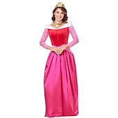 levne Dámské Kostýmy-Princezna Peach Červená královna předvečer Všech svatých Šaty Cosplay kostým Alice in Wonderland cosplay Dospělé Dámské Karneval Plesová maškaráda Výkon Párty předvečer Všech svatých Jednoduch
