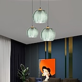 cheap Island Lights-LED Pendant Lights Green Glass Pendant Lighting for Kitchen Island Kitchen Lights Ceiling 1 Pack 110-240V