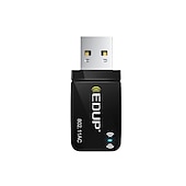 Недорогие Периферийные устройства для компьютера-edup USB Wi-Fi адаптер переменного тока двухдиапазонный беспроводной 1300 Мбит/с сетевая карта USB LAN 802.11ac мини-портативный адаптер Wi-Fi для ПК ноутбукподходит для Windows XP/Vista/7/8/10 есть